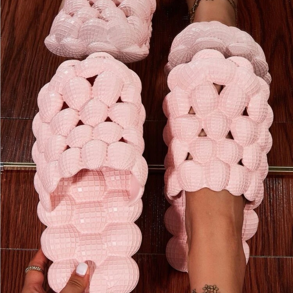Light pink bubble slides!